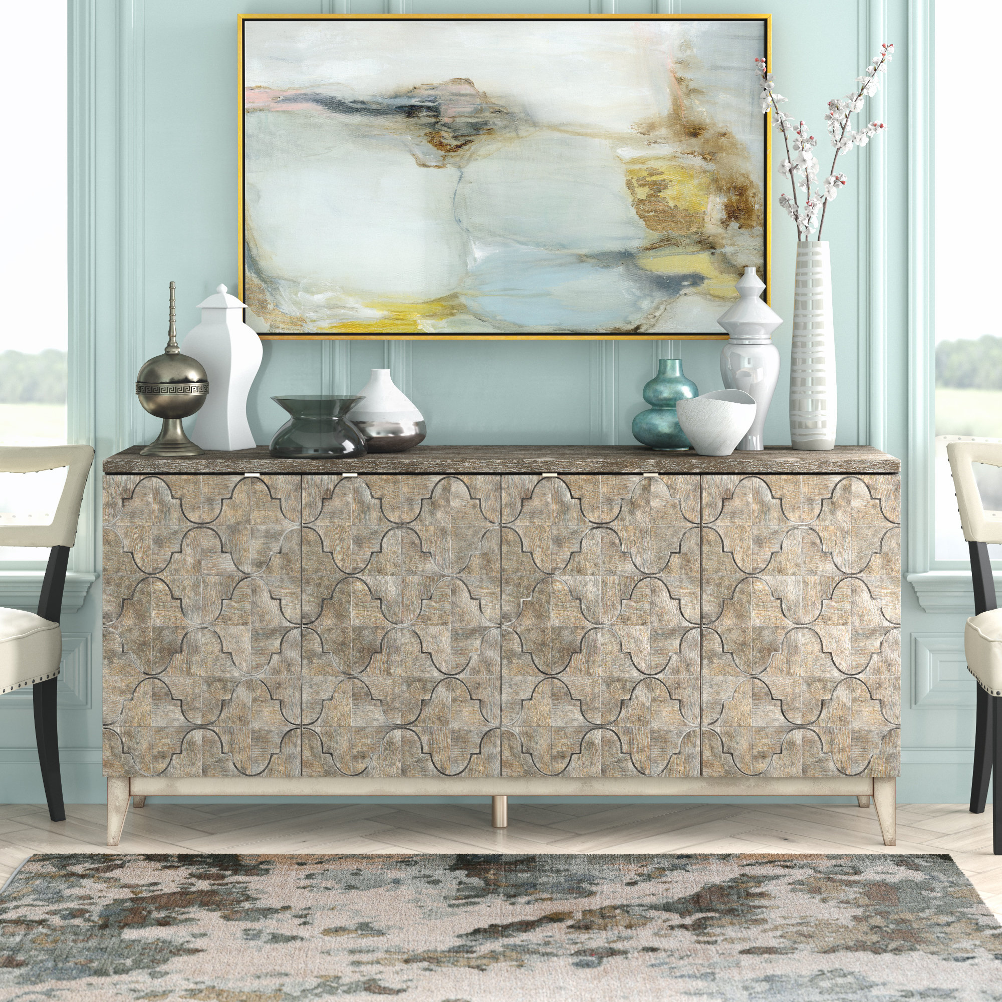 Melange fairfax credenza discount